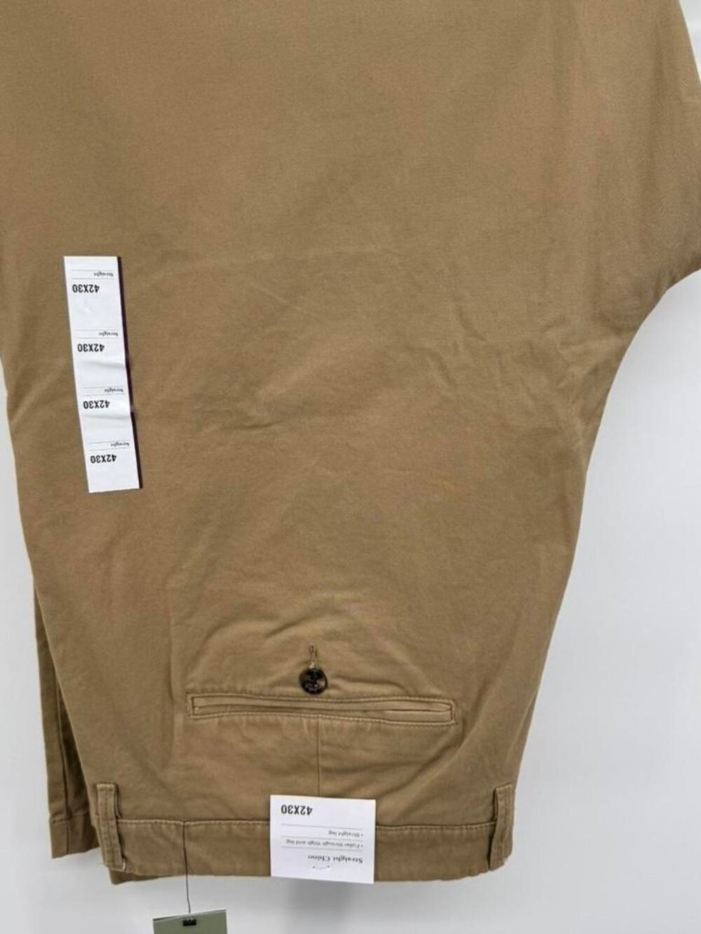 Goodthreads Straight Fit Chino Pants in Khaki size 42